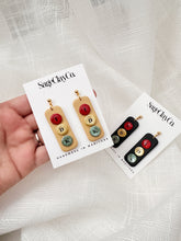 Load image into Gallery viewer, Traffic Light “IDK” Earrings• TS Lover Inspired | Handmade Polymer Clay Earrings