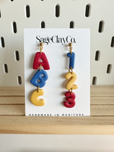 Load image into Gallery viewer, ABC 123 | Teacher Collection | Handmade Polymer Clay Earrings