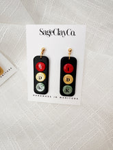 Load image into Gallery viewer, Traffic Light “IDK” Earrings• TS Lover Inspired | Handmade Polymer Clay Earrings