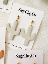 Load image into Gallery viewer, Cactus Dangles | Earth Tones Collection