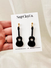 Load image into Gallery viewer, Acoustic Guitar Dangles • TS Reputation Inspired | Handmade Polymer Clay Earrings