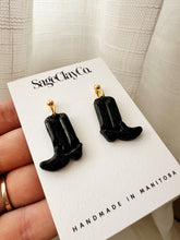 Load image into Gallery viewer, Cowboy Boots Dangles • TS Reputation Inspired | Handmade Polymer Clay Earrings