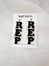 Load image into Gallery viewer, REP Dangles • TS Reputation Album Inspired | Handmade Polymer Clay Earrings
