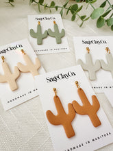 Load image into Gallery viewer, Cactus Dangles | Earth Tones Collection