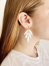 Load image into Gallery viewer, Dahlia | The Timeless Collection | Handmade Polymer Clay Earrings