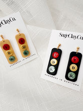 Load image into Gallery viewer, Traffic Light “IDK” Earrings• TS Lover Inspired | Handmade Polymer Clay Earrings