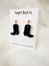 Load image into Gallery viewer, Cowboy Boots Dangles • TS Reputation Inspired | Handmade Polymer Clay Earrings