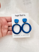 Load image into Gallery viewer, Midnights Hoop Studs • TS Midnights Album Inspired | Handmade Polymer Clay Earrings