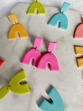 Load image into Gallery viewer, Aspen | Pool Side Collection | Hand Made Polymer Clay Earrings