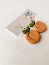 Load image into Gallery viewer, Peach Hoops