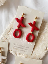Load image into Gallery viewer, XOXO Drop Earrings | Made to Order - Handmade Polymer Clay Earrings