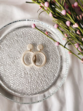 Load image into Gallery viewer, Ivy - Spring Fling Colour Palette, Hand Made Polymer Clay Earrings