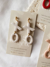 Load image into Gallery viewer, XOXO Drop Earrings | Made to Order - Handmade Polymer Clay Earrings