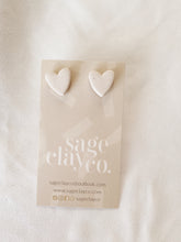 Load image into Gallery viewer, Heart Studs | Made to Order - Handmade Polymer Clay Earrings
