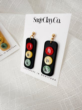 Load image into Gallery viewer, Traffic Light “IDK” Earrings• TS Lover Inspired | Handmade Polymer Clay Earrings

