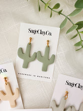 Load image into Gallery viewer, Cactus Dangles | Earth Tones Collection
