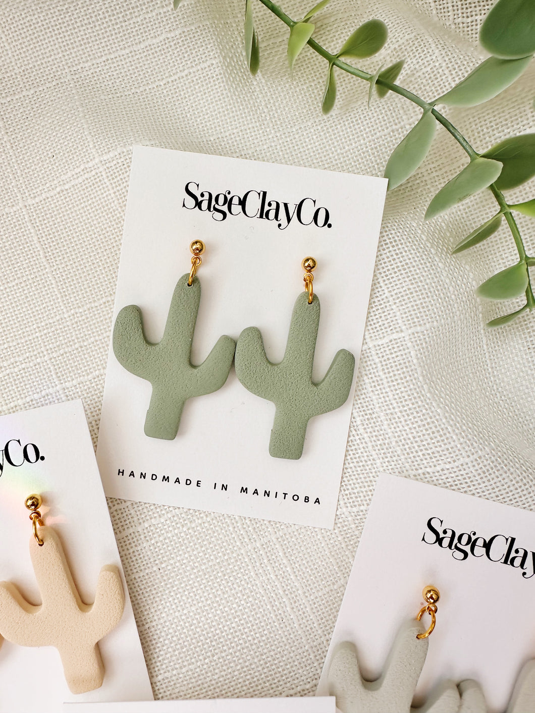 Cactus Dangles | Earth Tones Collection