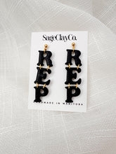 Load image into Gallery viewer, REP Dangles • TS Reputation Album Inspired | Handmade Polymer Clay Earrings
