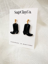 Load image into Gallery viewer, Cowboy Boots Dangles • TS Reputation Inspired | Handmade Polymer Clay Earrings
