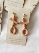 Load image into Gallery viewer, XOXO Drop Earrings | Made to Order - Handmade Polymer Clay Earrings
