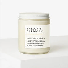 Load image into Gallery viewer, Taylor&#39;s Cardigan Soy Wax Candle - Taylor Swift Inspired

